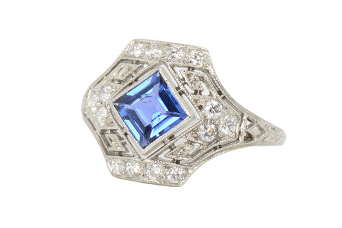 Art deco finesse anello in - deco,