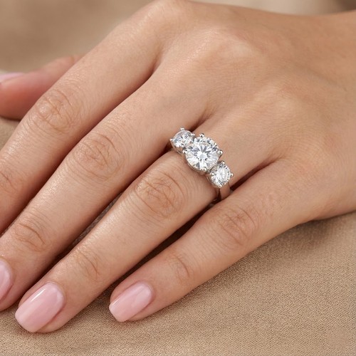 Classic stone engagement - classic, 3-stone