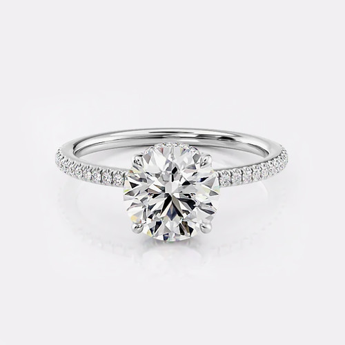 Anello fidanzamento oro - di,