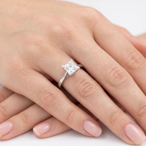 Solitaire engagement ring - solitaire,