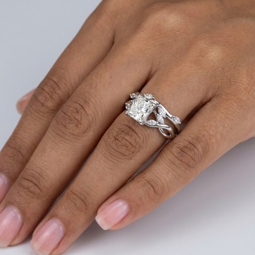 Petite engagement ring - ring, set