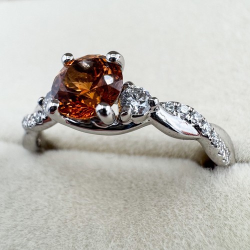 Anello fidanzamento platino - di,
